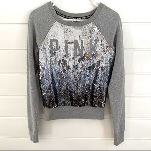 Victoria’s Secret PINK Ombré Bling Sweatshirt XS